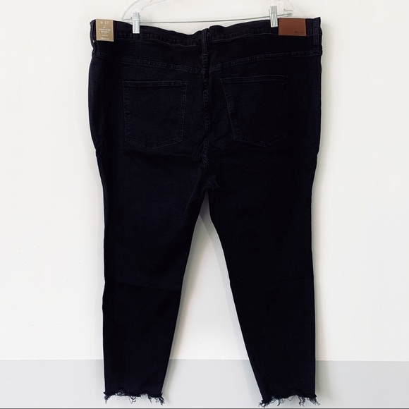 Madewell 9” Button Ankle Skinny Jeans Plus Size - Picture 6 of 8